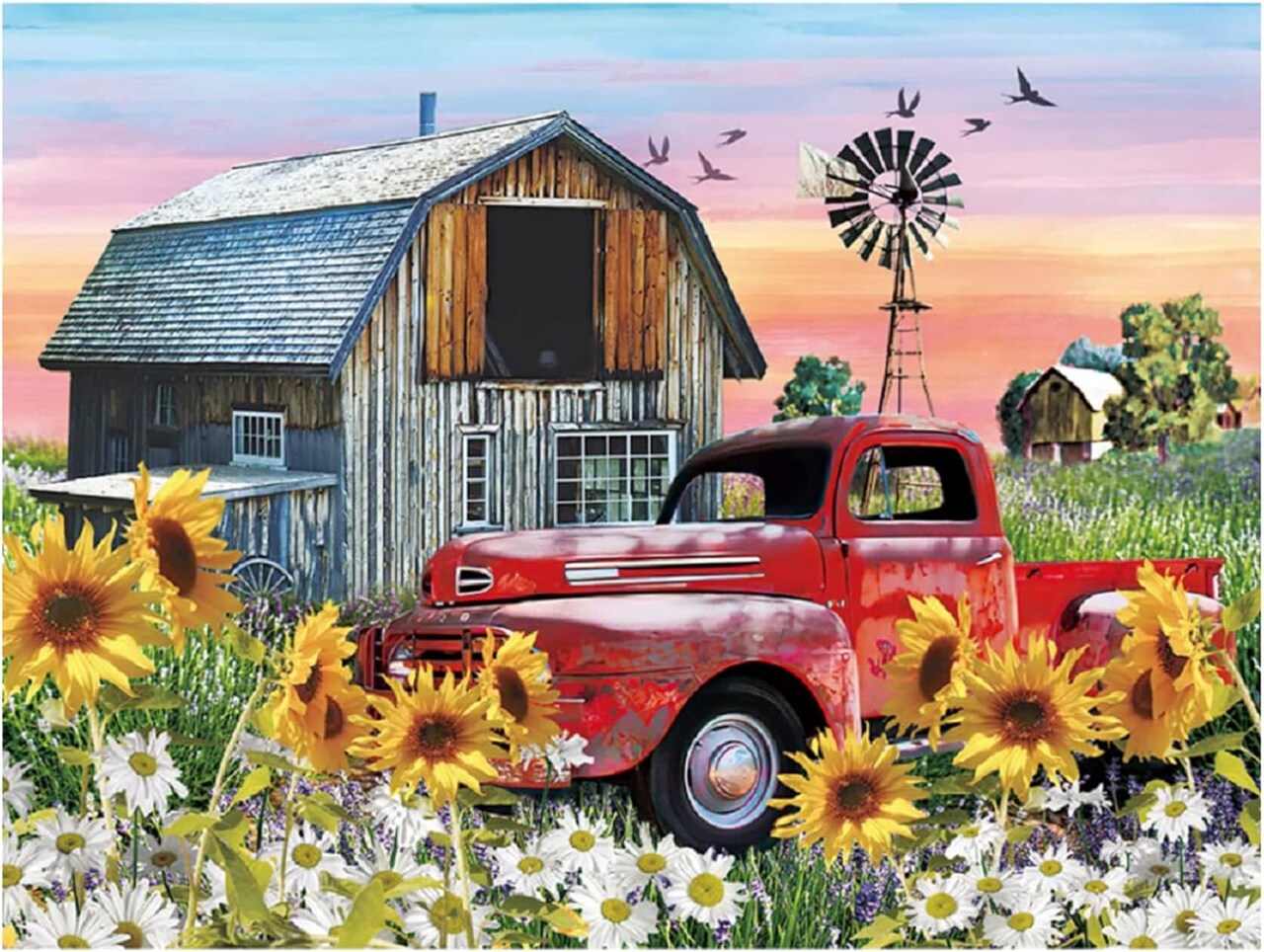 5D DIY Farmhouse Diamond Painting Kits for Adults (Clear) 11.8 x 2 x 1 inches